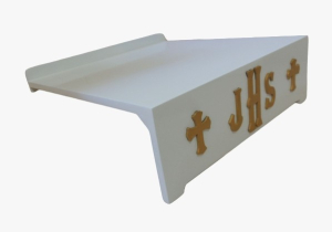 Suporte para Missal branco com dourado